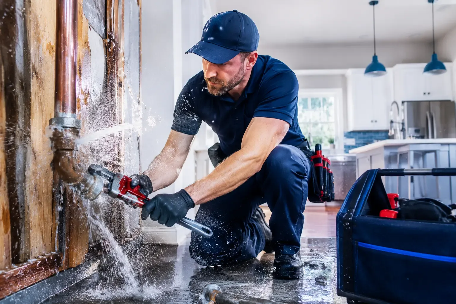 Local emergency pipe repair professionals in New Goshen, IN